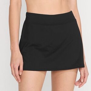 Lands End women mini swim skirt size S